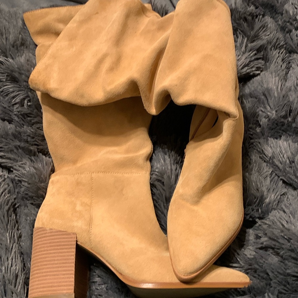 Price Drop Suede slouch boots